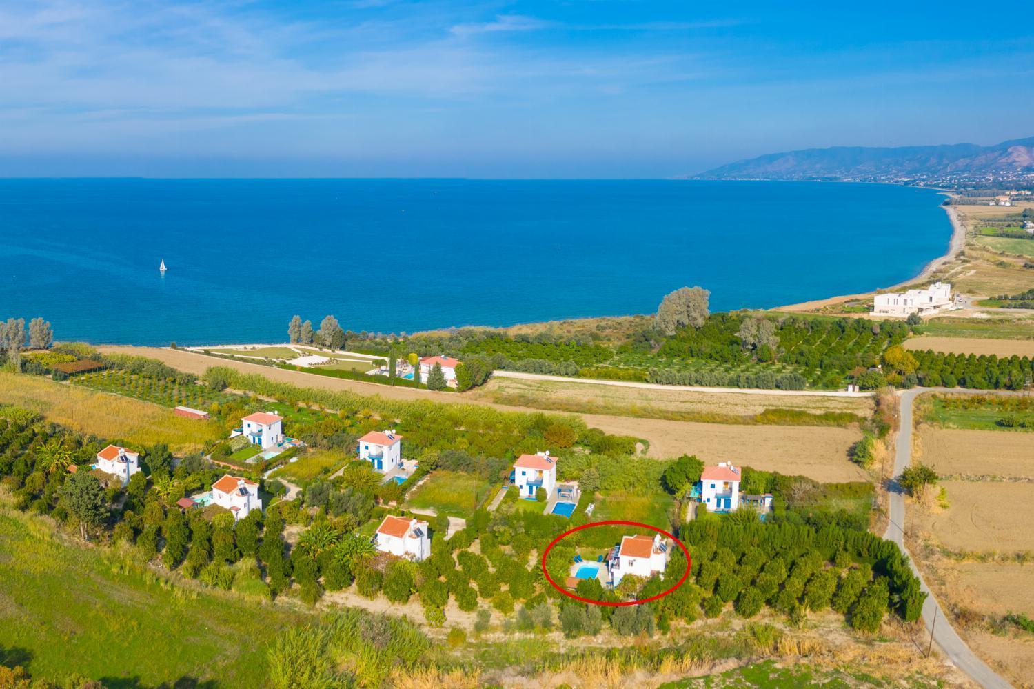 Sun Beach Villa Полис Екстериор снимка